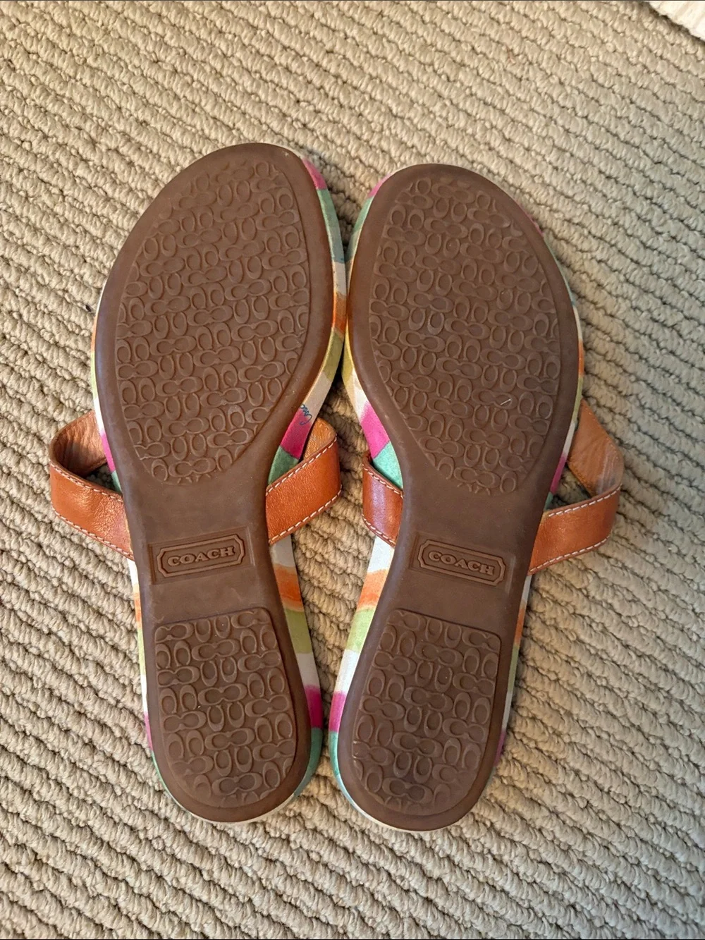 Coach Multicolor Sandals